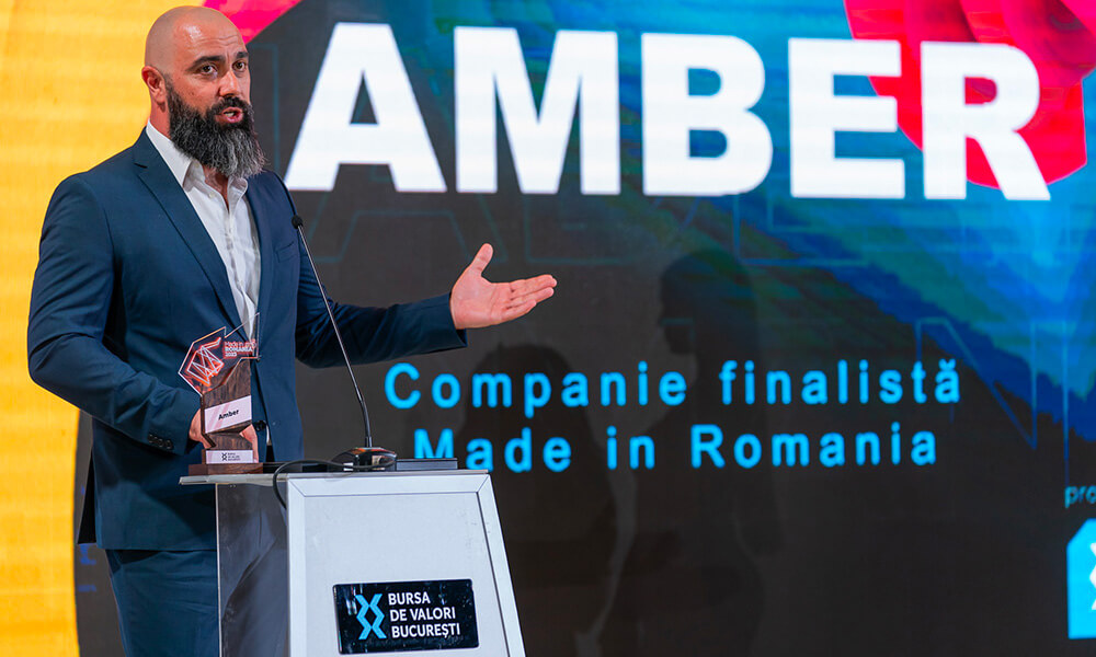 AMBER is among the 15 finalists of the prestigious "Made in Romania'' entrepreneurial program, announced by the Bucharest Stock Exchange (BVB)